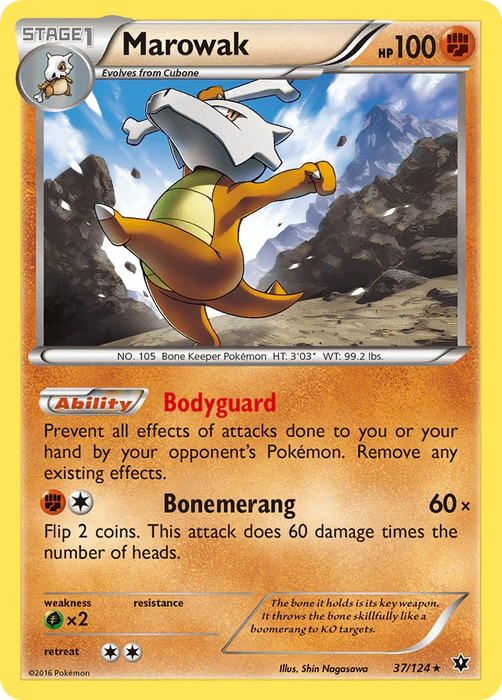 Marowak (37/124) [XY: Fates Collide] - for just $0.20! 