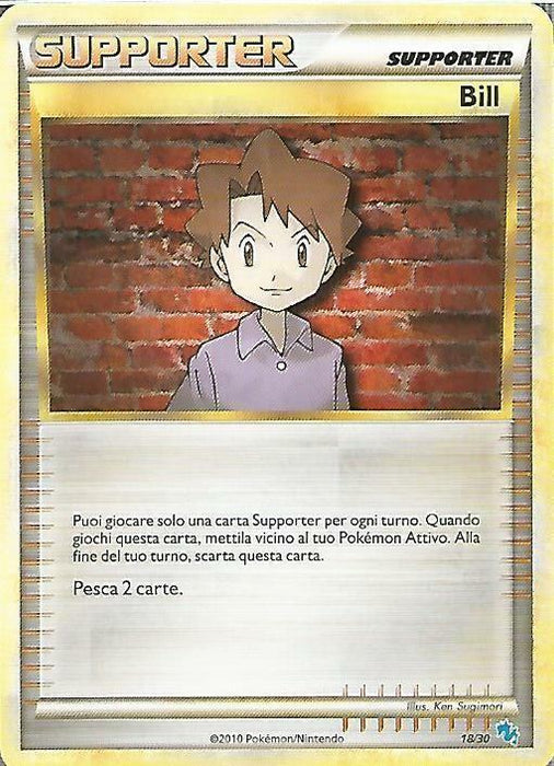 Bill (18/30) [HeartGold & SoulSilver: Trainer Kit - Gyarados] - for just $0.25! 