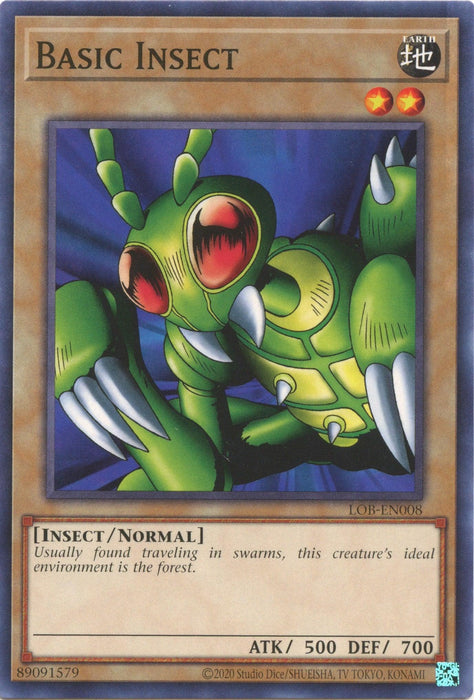 Basic Insect (25th Anniversary) [LOB-EN008] Common - for just $0.10! 