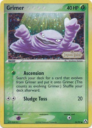 Grimer (54/92) (Stamped) [EX: Legend Maker] - for just $14.30! 