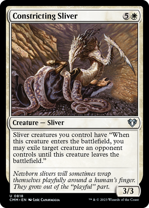 Constricting Sliver (CMM-818) - Commander Masters - for just $0.25! 