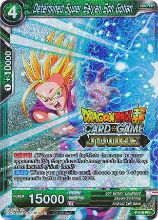 Determined Super Saiyan Son Gohan (P-016) [Judge Promotion Cards] - for just $34.40! 