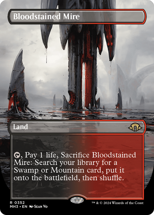 Bloodstained Mire (Borderless) (MH3-352) - Modern Horizons 3 (Borderless) - for just $8.30! 