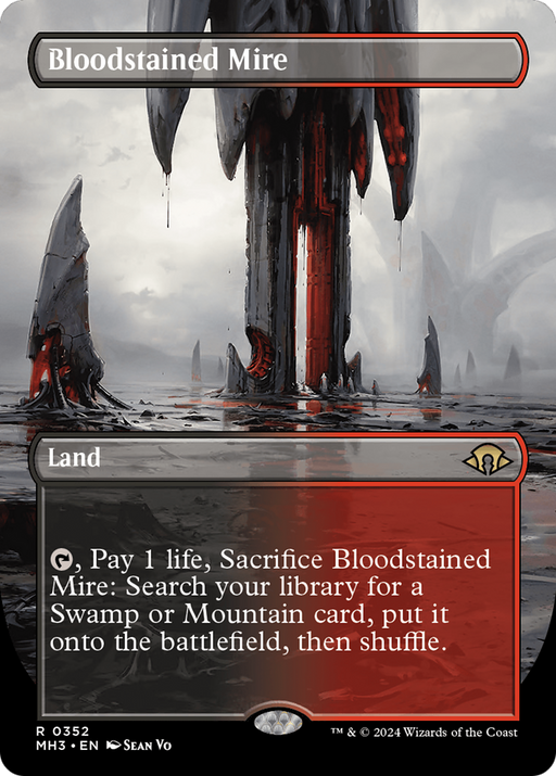 Bloodstained Mire (Borderless) (MH3-352) - Modern Horizons 3 (Borderless) - for just $8.30! 