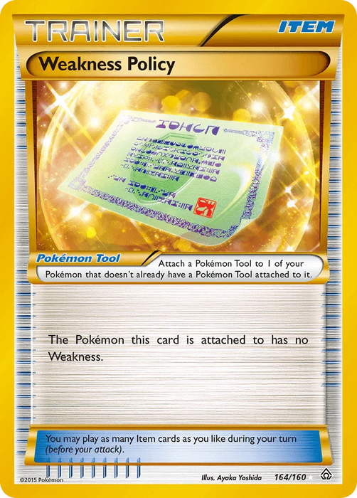 Weakness Policy (164/160) [XY: Primal Clash] - for just $2.40! 