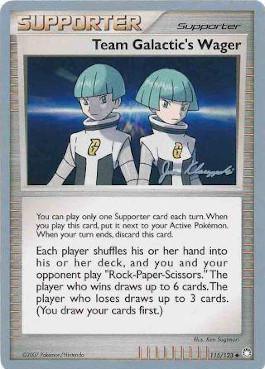 Team Galactic's Wager (115/123) (Psychic Lock - Jason Klaczynski) [World Championships 2008] - for just $0.40! 