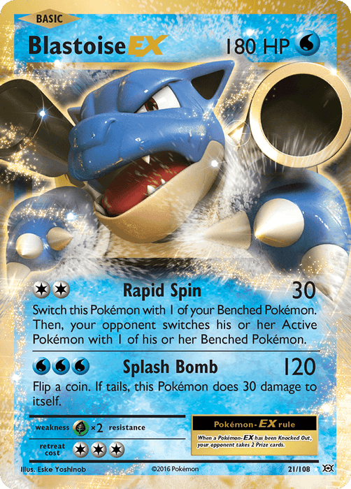 Blastoise EX (21/108) [XY: Evolutions] - for just $1.75! 