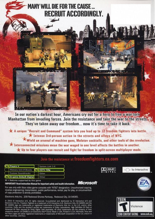 Freedom Fighters – Xbox (XBOX) - for just $13.99! 