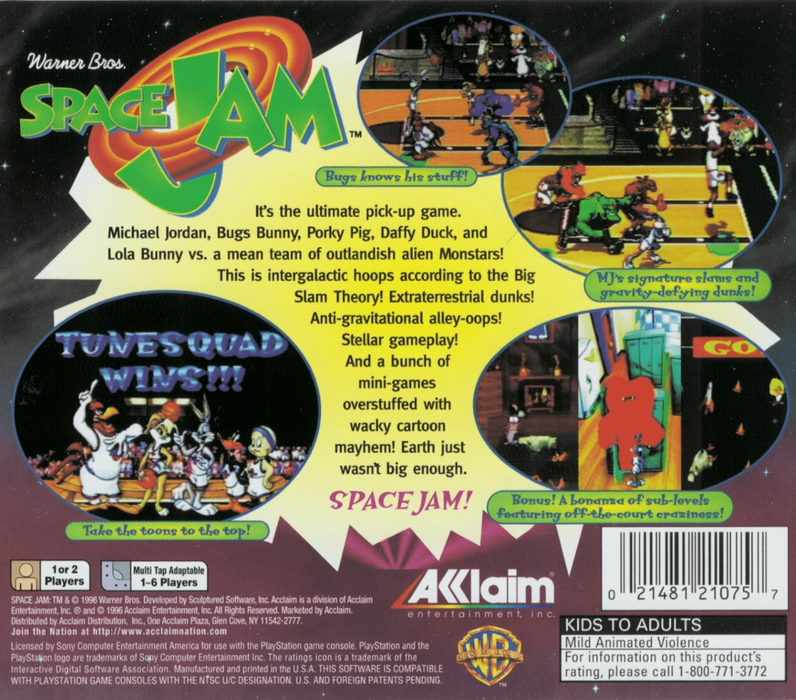 Space Jam – PlayStation 1 (PS1) - for just $13.99! 