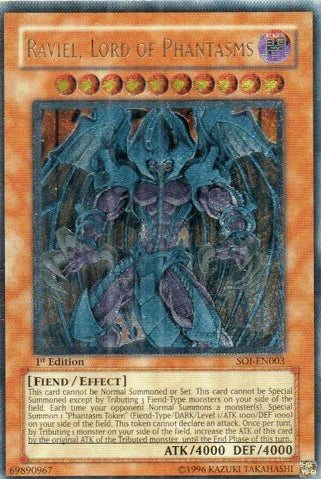 Raviel, Lord of Phantasms (UTR) [SOI-EN003] Ultimate Rare - for just $30! 