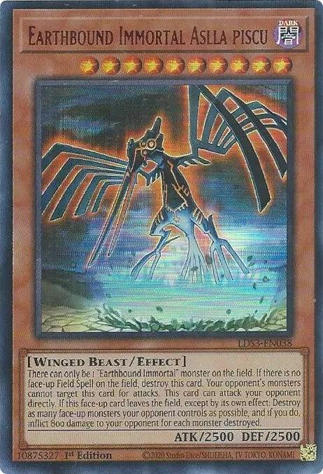 Earthbound Immortal Aslla piscu (Red) [LDS3-EN038] Ultra Rare - for just $0.10! 