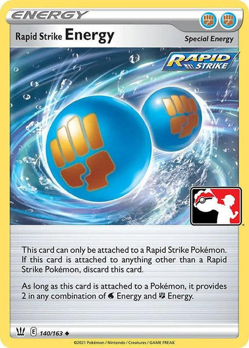 Rapid Strike Energy (140/163) [Prize Pack Series Two] - for just $0.10! 