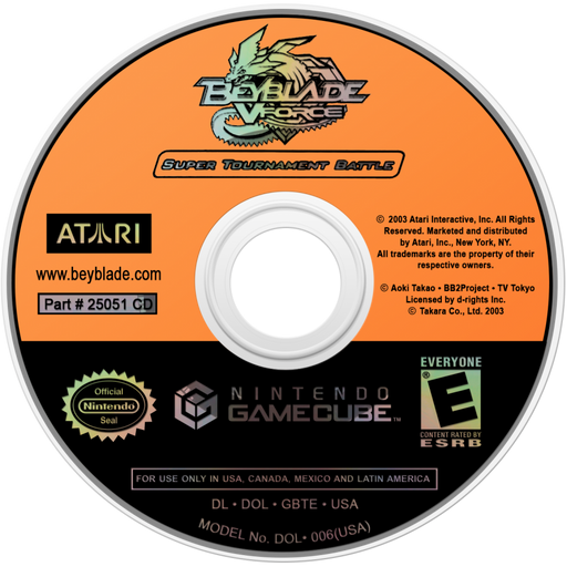 BeyBlade VForce: Super Tournament Battle – GameCube (GC) - for just $13.99! 