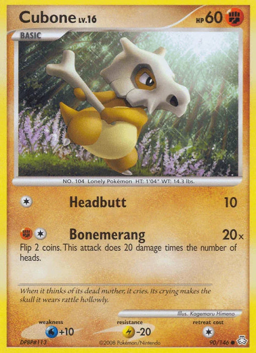 Cubone (90/146) [Diamond & Pearl: Legends Awakened] - for just $0.85! 