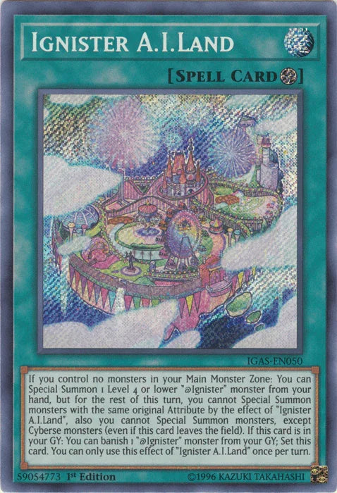 Ignister A.I.Land [IGAS-EN050] Secret Rare - for just $0.75! 
