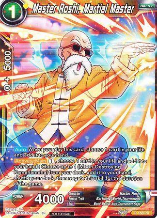 Master Roshi, Martial Master (Power Booster: World Martial Arts Tournament) (P-158) [Promotion Cards] - for just $0.15! 
