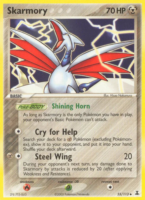 Skarmory (55/113) [EX: Delta Species] - for just $1.05! 