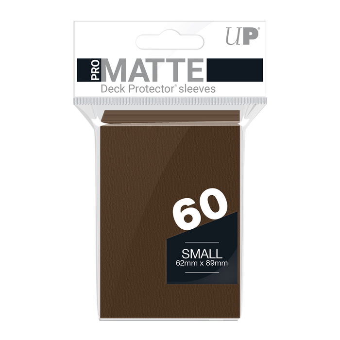 Ultra PRO: Small 60ct Sleeves - PRO-Matte (Brown) - Just $0! Shop now at Retro Gaming of Denver