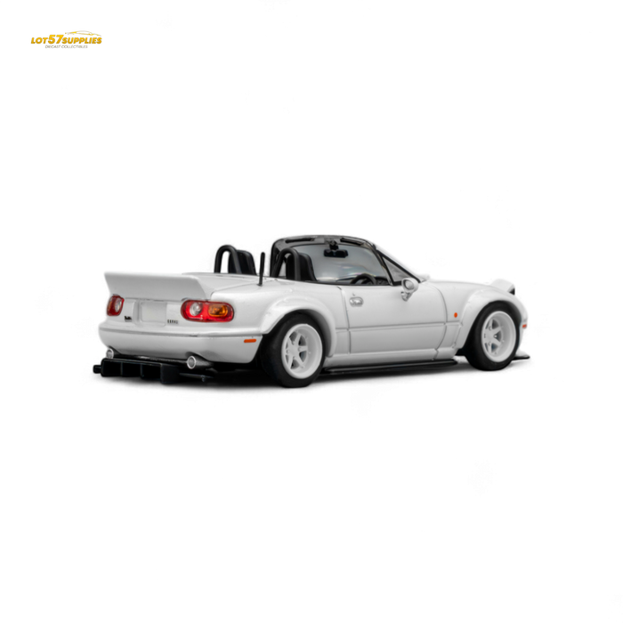 Microturbo Custom MX5 Rocket Bunny Metallic White 1:64 - for just $37.99! 