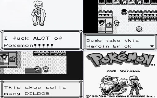 Pokemon Cock GBC ROM Hack Video Game Custom Gameboy Color - for just $16.99! 