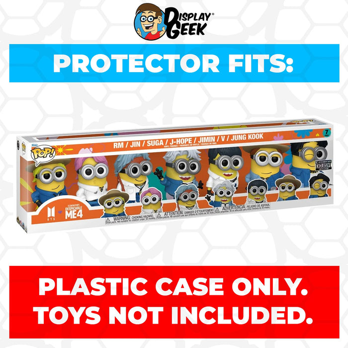 Pop Protector for 7 Pack BTS Despicable Me Minions Funko Pop - Just $17.99! Shop now at Retro Gaming of Denver