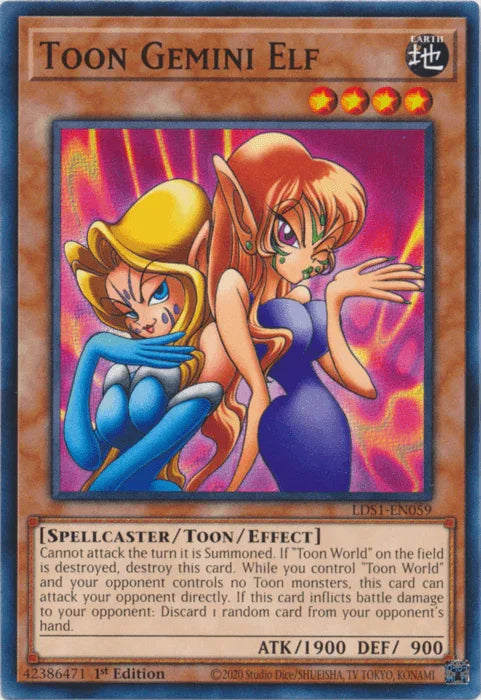 Toon Gemini Elf [LDS1-EN059] Common - for just $0.30! 