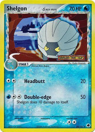 Shelgon (38/101) (Delta Species) (Stamped) [EX: Dragon Frontiers] - for just $9.60! 