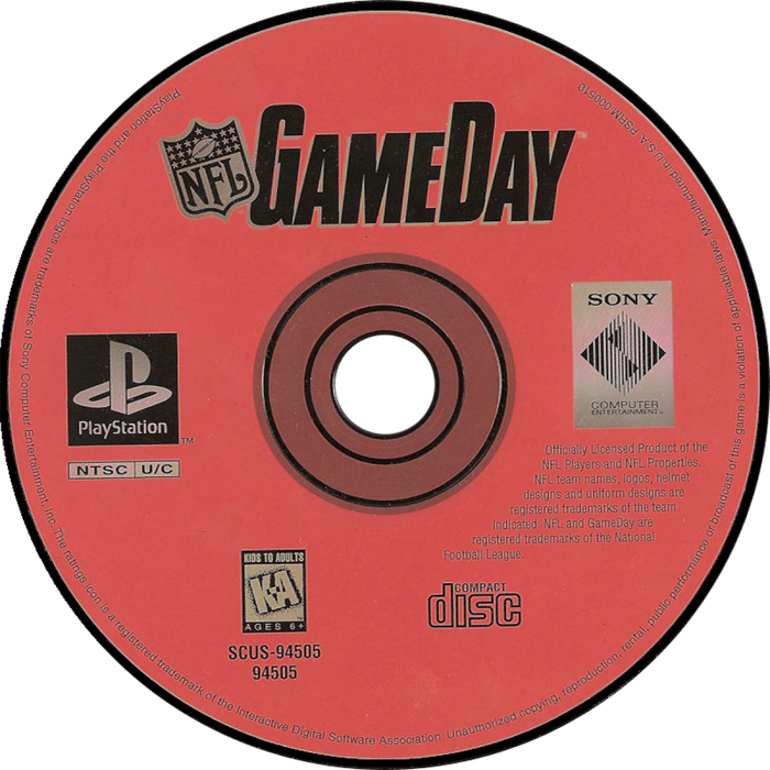 NFL GameDay – PlayStation 1 (PS1) - for just $0! 