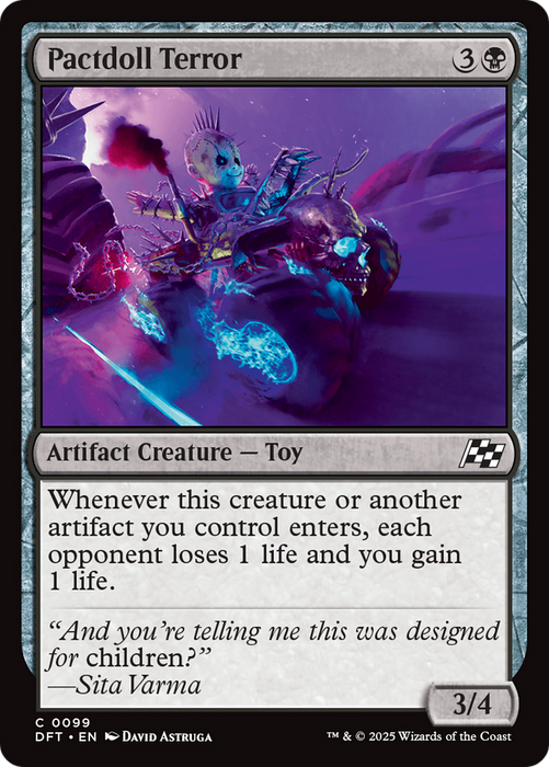 Pactdoll Terror (DFT-099) - Aetherdrift Foil - for just $0.08! 
