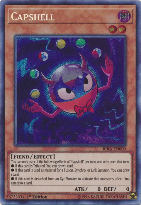 Capshell [RIRA-EN000] Secret Rare - for just $0.50! 