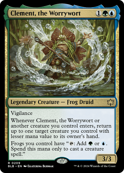 Clement, the Worrywort (BLB-209) - Bloomburrow - for just $0.10! 