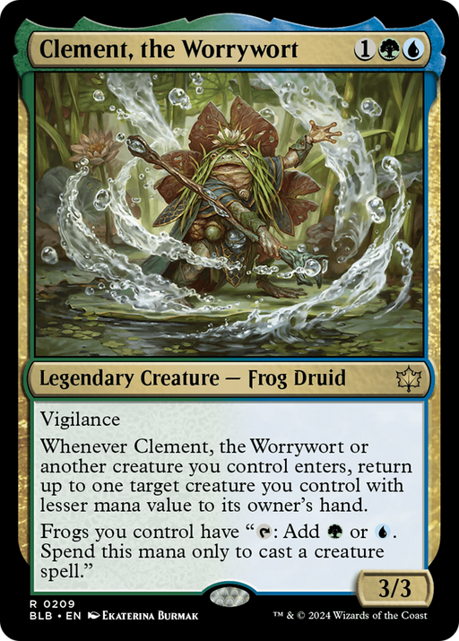 Clement, the Worrywort (BLB-209) - Bloomburrow - for just $0.10! 