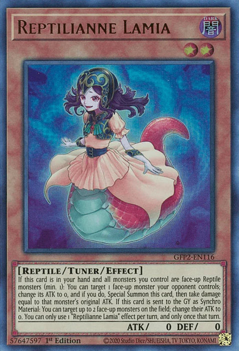 Reptilianne Lamia [GFP2-EN116] Ultra Rare - for just $0.10! 