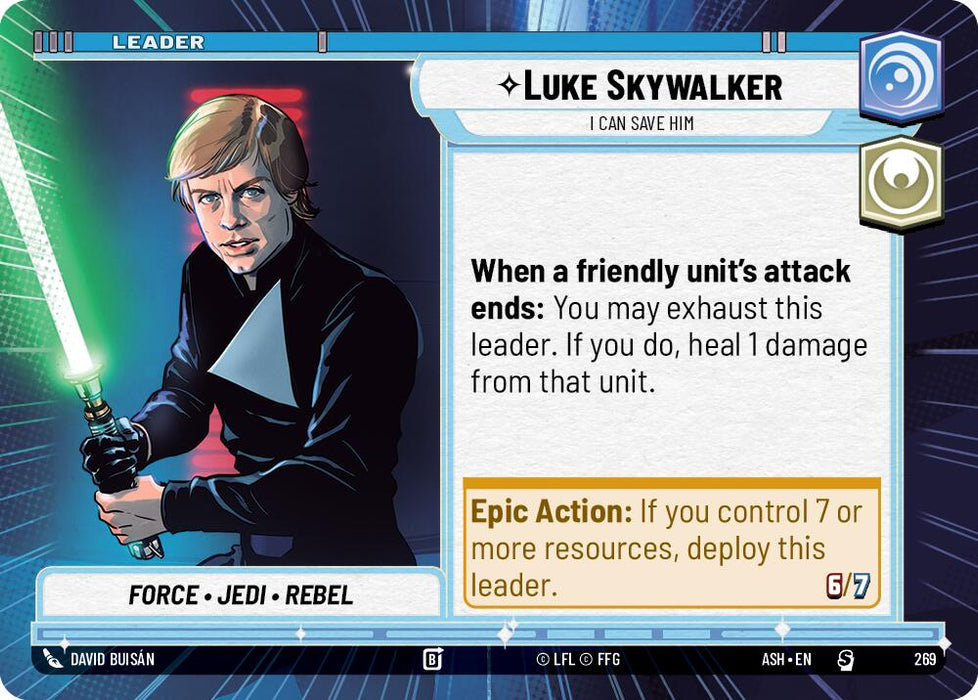 Luke Skywalker - I Can Save Him (269) (Hyperspace) (269) [Ashes of the Empire] - for just $0.20! 