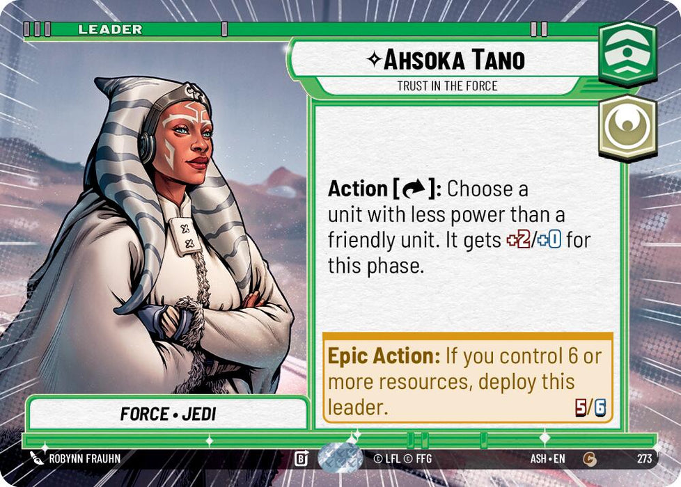 Ahsoka Tano - Trust in the Force (273) (Hyperspace) (273) [Ashes of the Empire] - for just $0.10! 