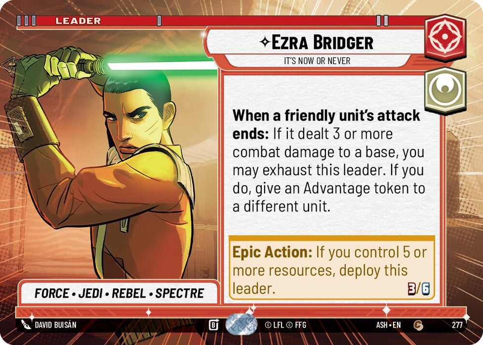 Ezra Bridger - It's Now or Never (277) (Hyperspace) (277) [Ashes of the Empire] - for just $0.10! 