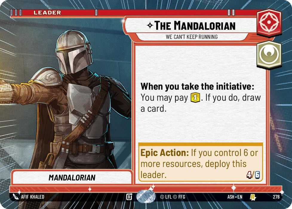 The Mandalorian - We Can't Keep Running (278) (Hyperspace) (278) [Ashes of the Empire] - for just $0.25! 