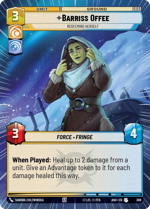 Barriss Offee - Redeeming Herself (308) (Hyperspace) (308) [Ashes of the Empire] - for just $0.15! 