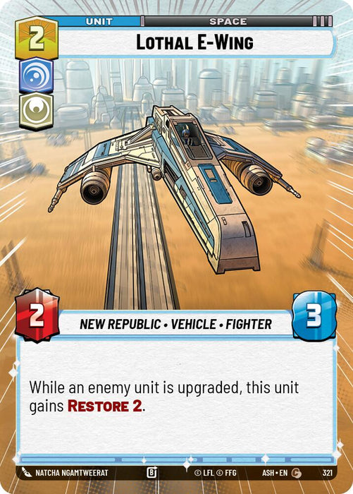 Lothal E-Wing (321) (Hyperspace) (321) [Ashes of the Empire] - for just $0.10! 
