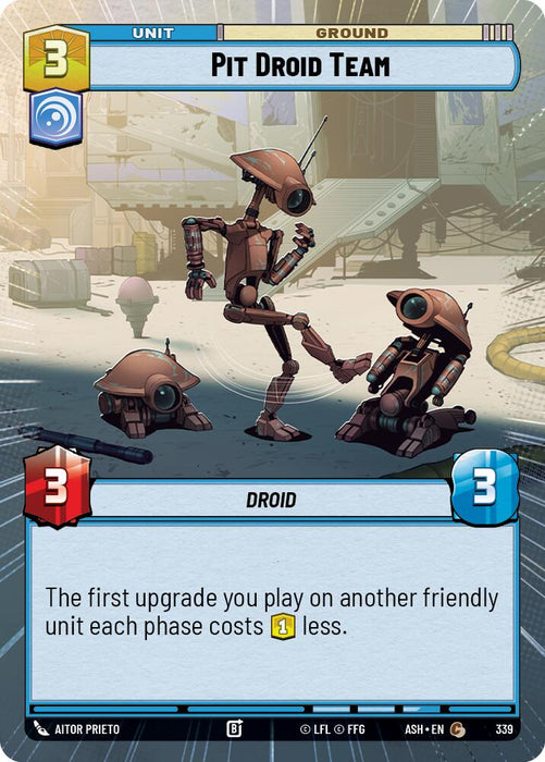Pit Droid Team (339) (Hyperspace) (339) [Ashes of the Empire] - for just $0.10! 