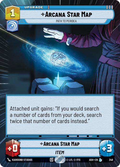 Arcana Star Map - Path to Peridea (348) (Hyperspace) (348) [Ashes of the Empire] - for just $0.75! 