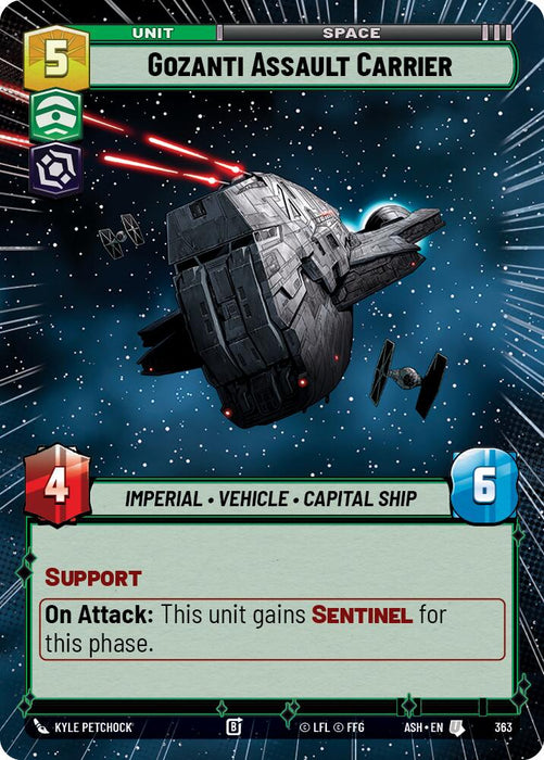 Gozanti Assault Carrier (363) (Hyperspace) (363) [Ashes of the Empire] - for just $0.25! 