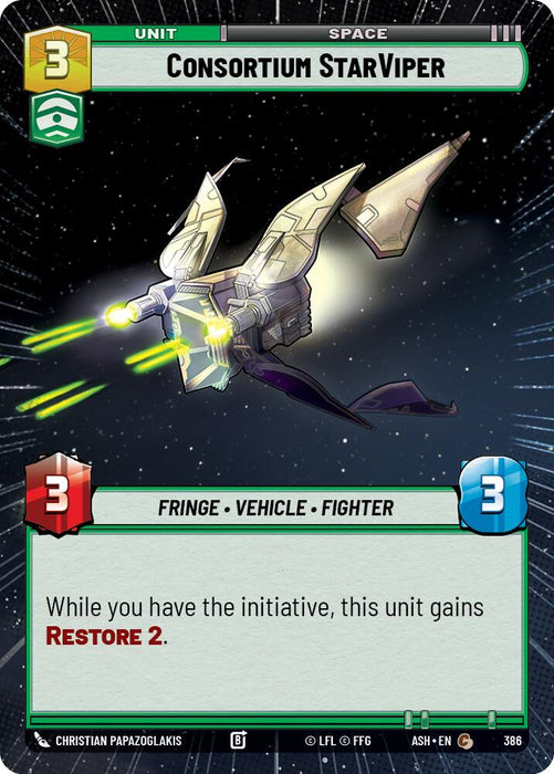 Consortium StarViper (386) (Hyperspace) (386) [Ashes of the Empire] - for just $0.10! 