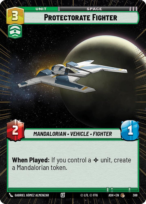 Protectorate Fighter (388) (Hyperspace) (388) [Ashes of the Empire] - for just $0.10! 