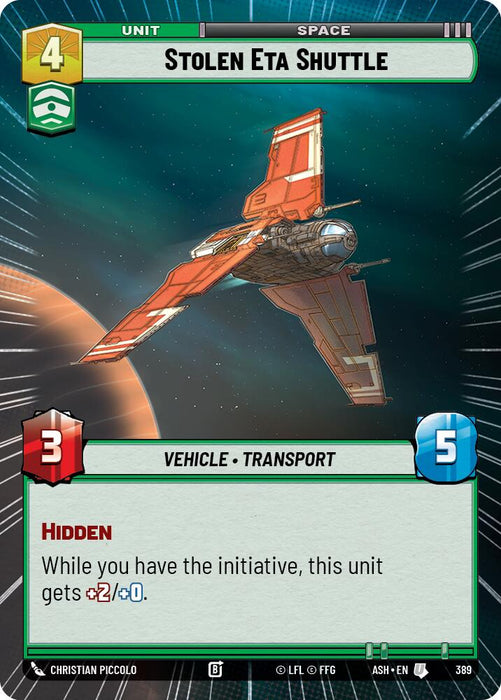 Stolen Eta Shuttle (389) (Hyperspace) (389) [Ashes of the Empire] - for just $0.35! 