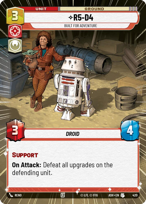 R5-D4 - Built for Adventure (420) (Hyperspace) (420) [Ashes of the Empire] - for just $0.45! 
