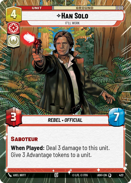 Han Solo - It'll Work (422) (Hyperspace) (422) [Ashes of the Empire] - for just $0.35! 