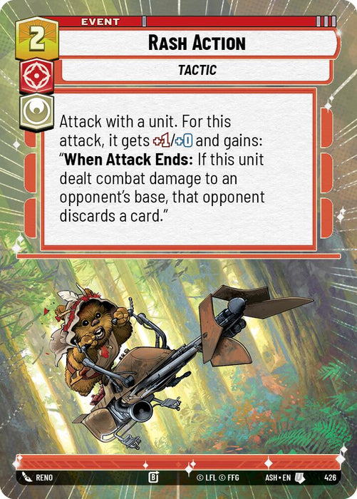 Rash Action (426) (Hyperspace) (426) [Ashes of the Empire] - for just $0.10! 