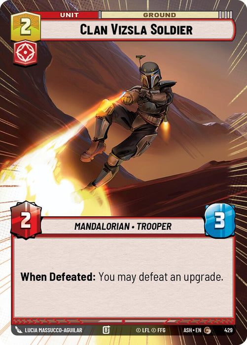 Clan Vizsla Soldier (429) (Hyperspace) (429) [Ashes of the Empire] - for just $0.10! 