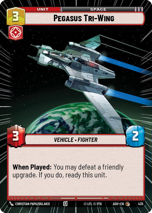 Pegasus Tri-Wing (435) (Hyperspace) (435) [Ashes of the Empire] - for just $0.10! 
